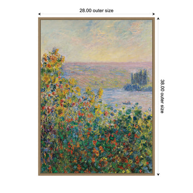 Framed Canvas 28x38 Sylvie Dark Gold 2