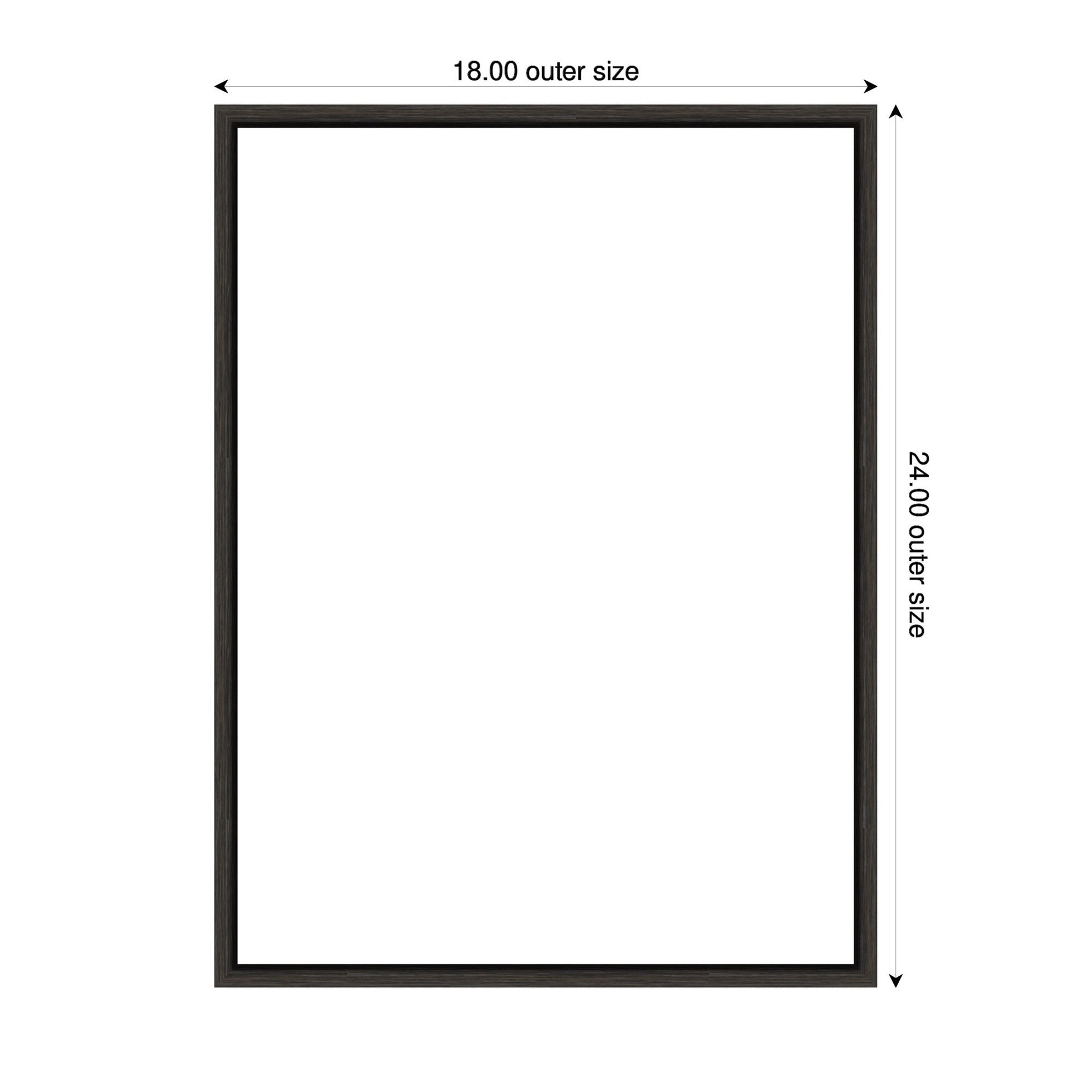 Art Set 2 Piece Set 18x24 Sylvie Dark Gray 2