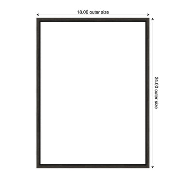 Art Set 2 Piece Set 18x24 Sylvie Dark Gray 2