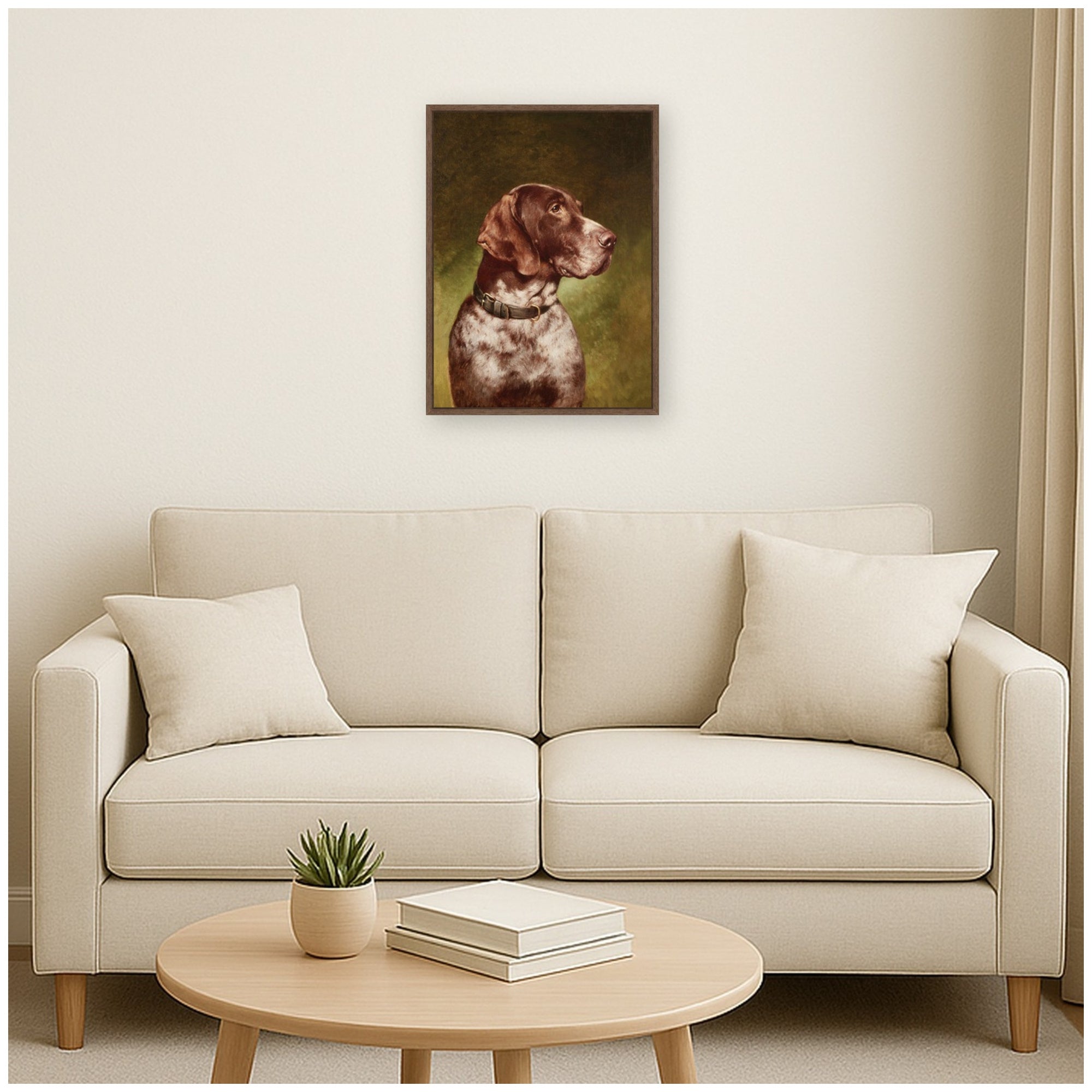 Framed Canvas 18x24 Sylvie Walnut 6