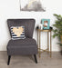 Tea Table Gold Gray 14x14x26 8