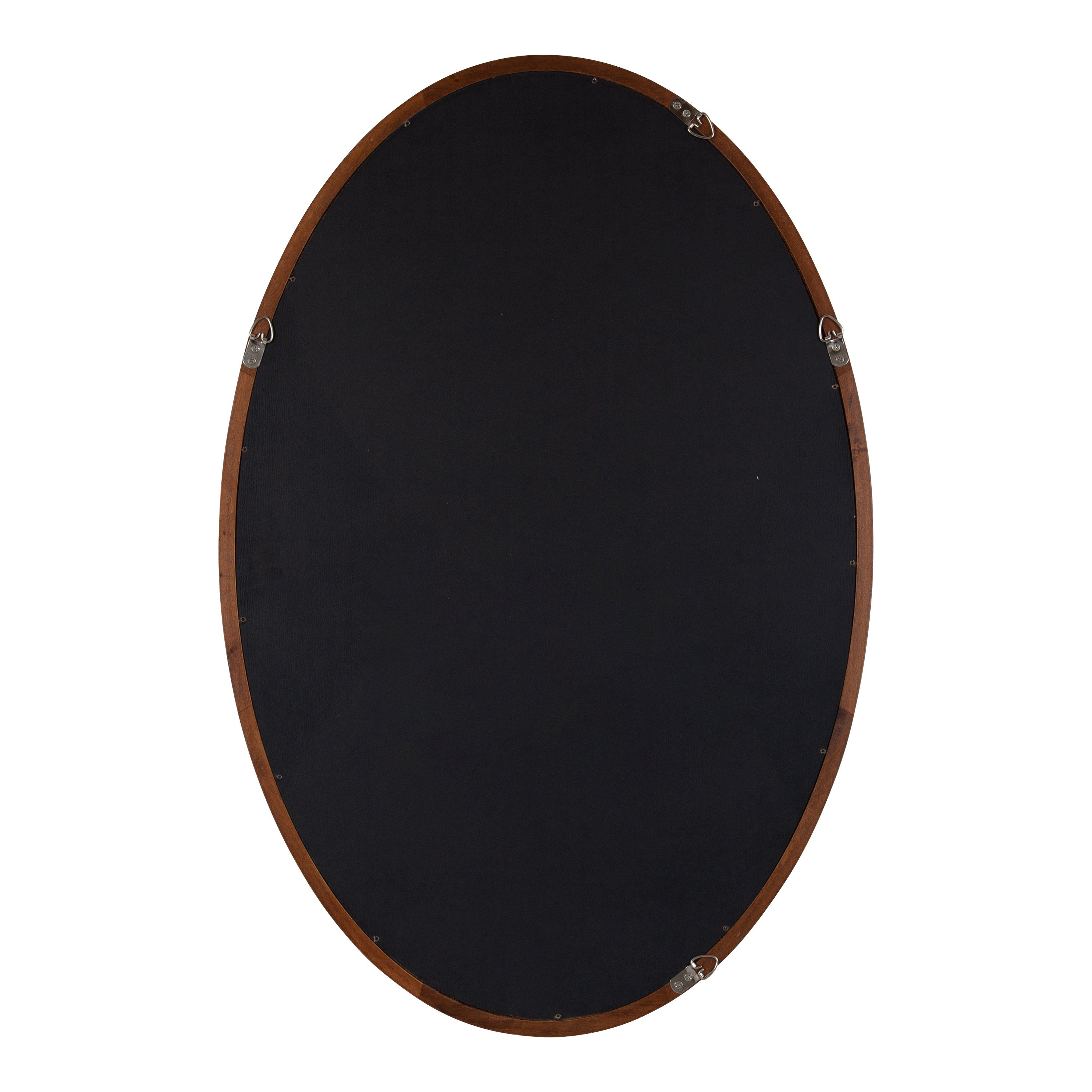 Oval Walnut Brown 24x36 4