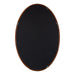 Oval Walnut Brown 24x36 4