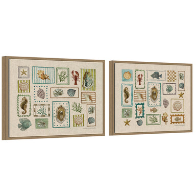 Art Set Sylvie Dark Gold 2 Piece Set 18x24 1