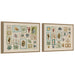 Art Set Sylvie Dark Gold 2 Piece Set 18x24 1