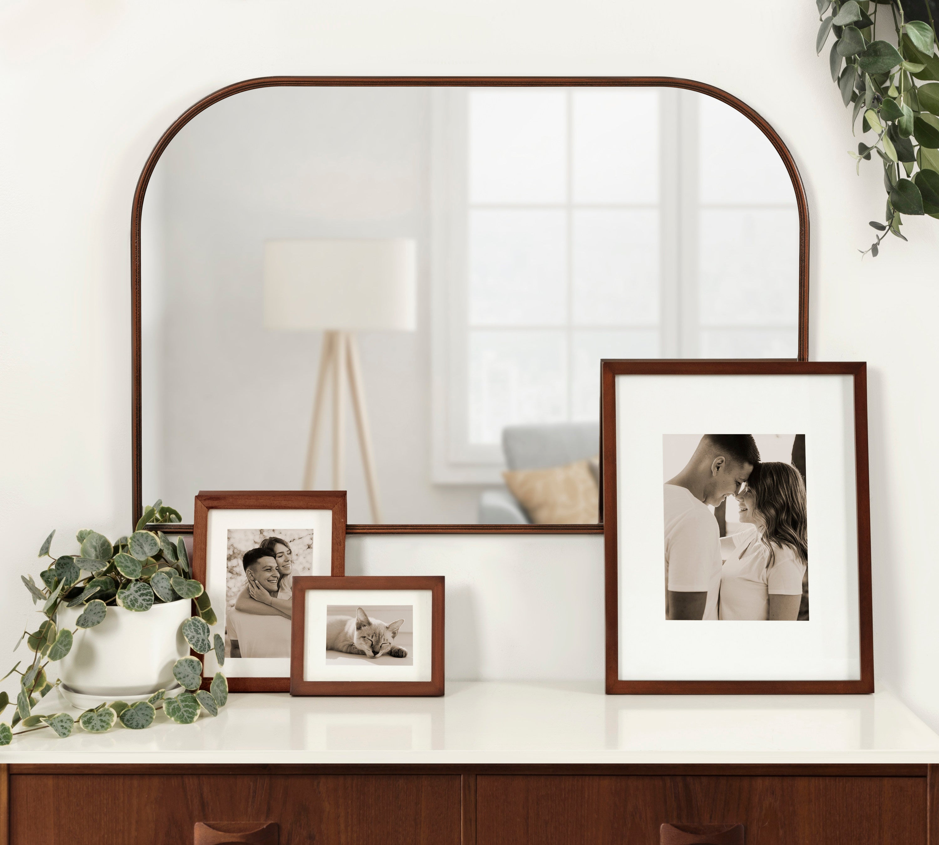 Arch Mirror Bronze 36x24 6