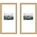Wall Frame Florence Gold 11x20 matted to 5x7 1