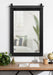 Rectangle Mirror Black 24x38 6