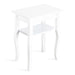 Side Table White 18x12x24 1