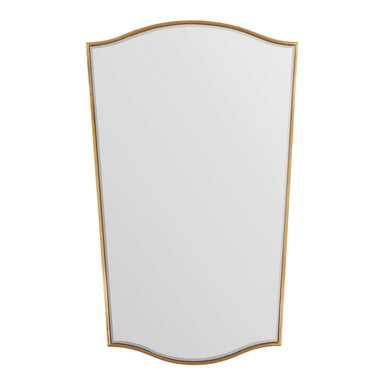 Scallop Mirror Gold 22x36 1