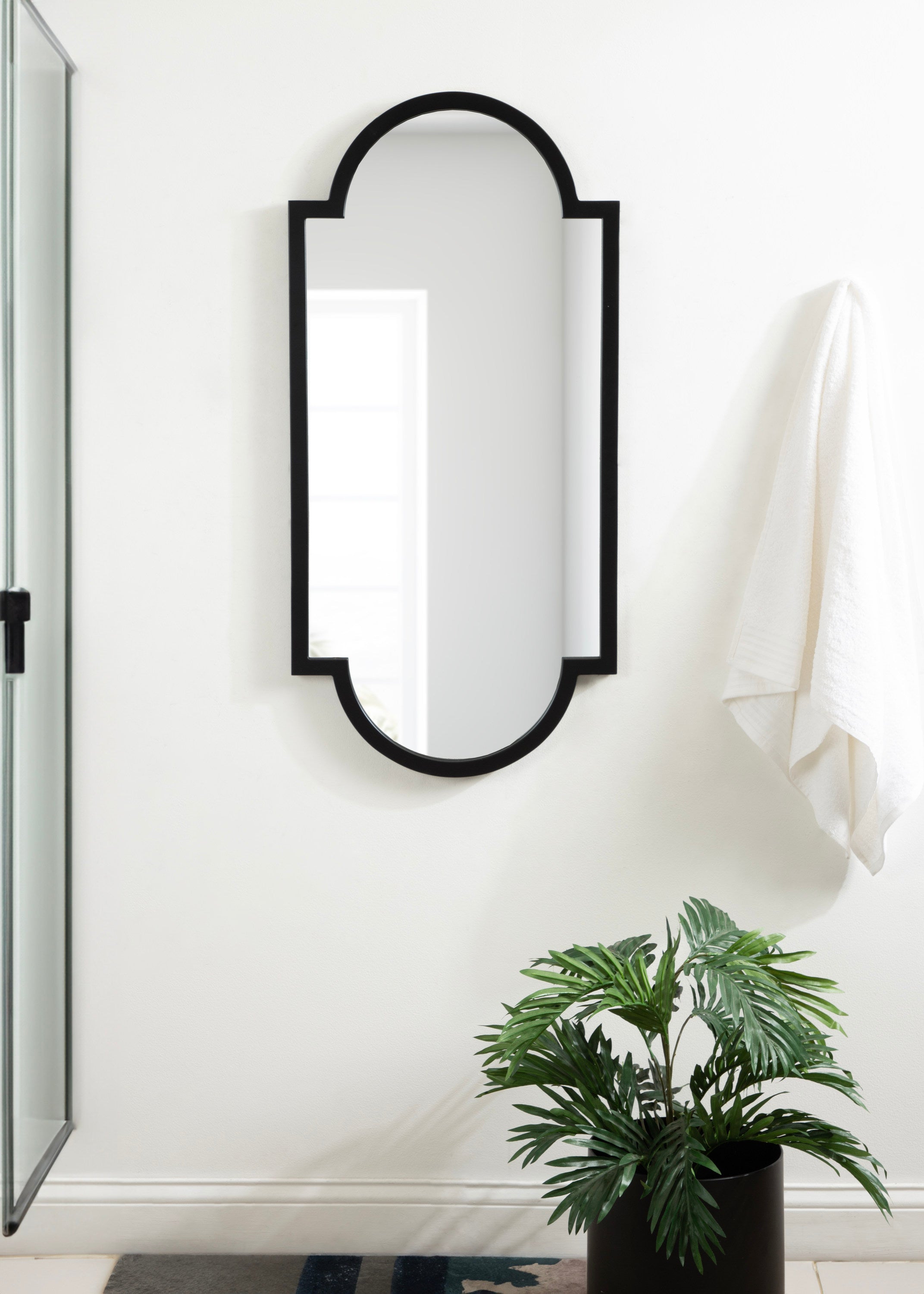 Full Length Mirror Black 20x42 6