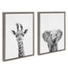 Art Set Sylvie Graywash 2 Piece Set 18x24 2