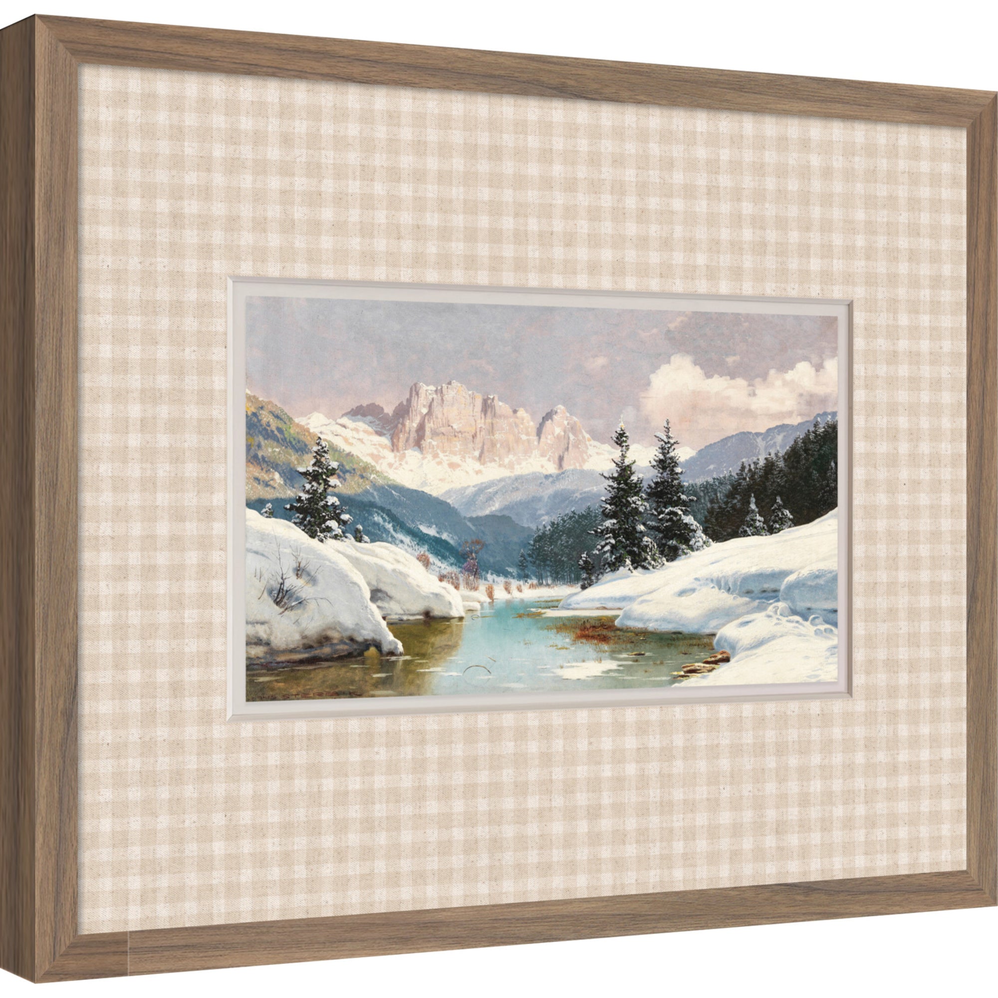Framed Art Svelte Walnut 21x17 1