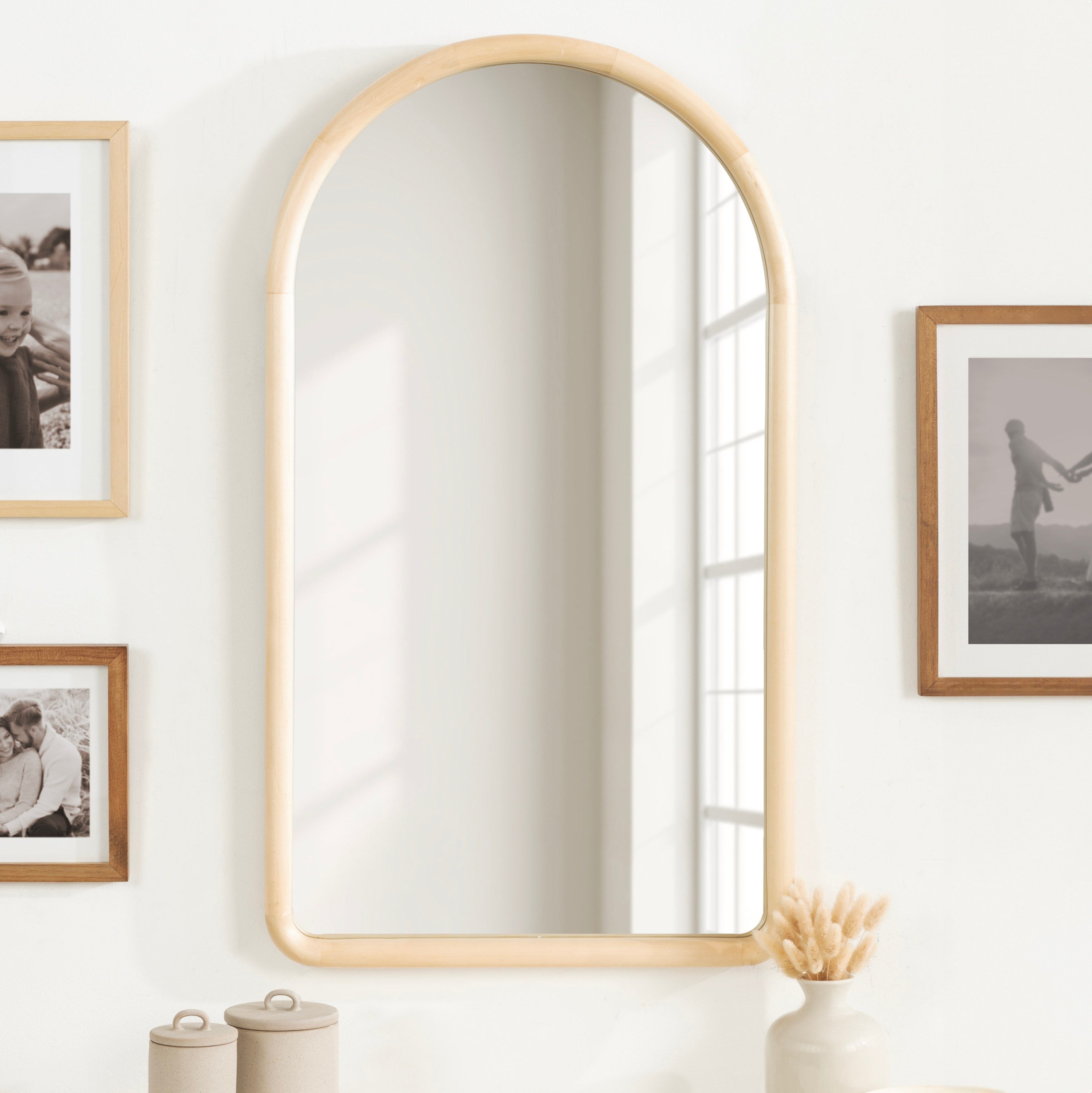 Arch Mirror Natural 20x36 6