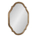 Scallop Mirror Gold 27x37 1