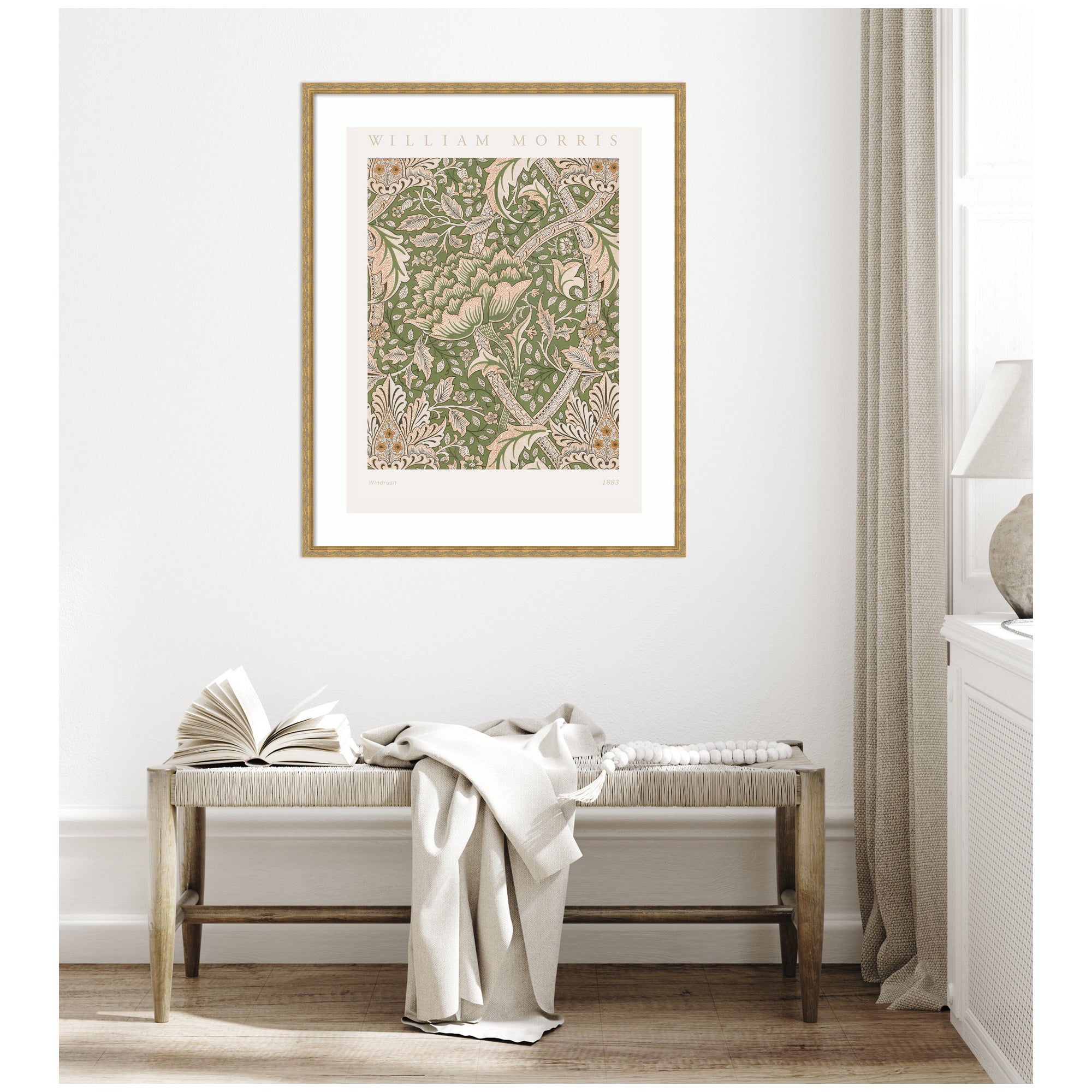 Framed Art Poster William Morris Windrush 1883 by The Art