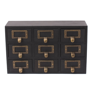 Drawers Black 9 Drawers 2