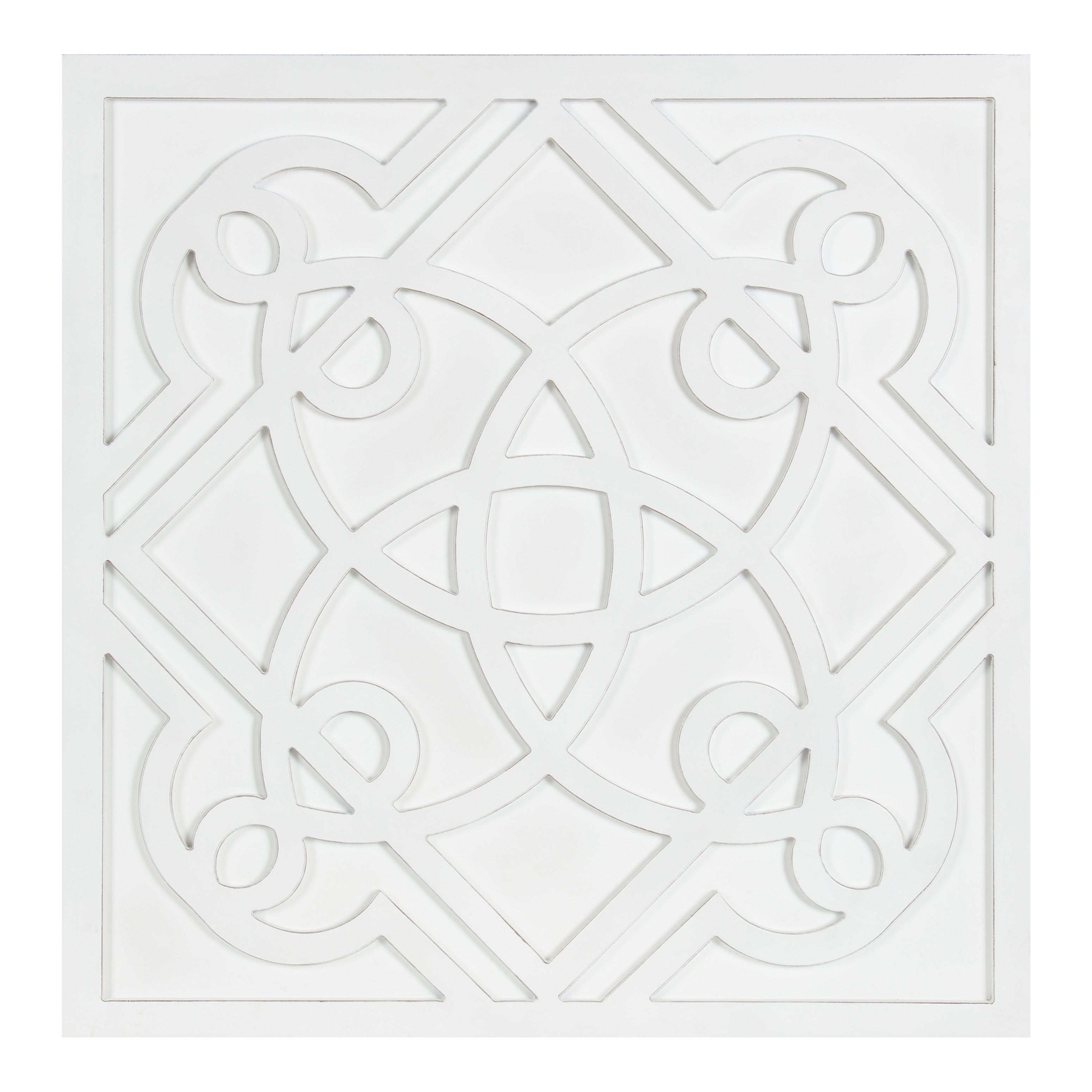 Plaque White 24x24 5