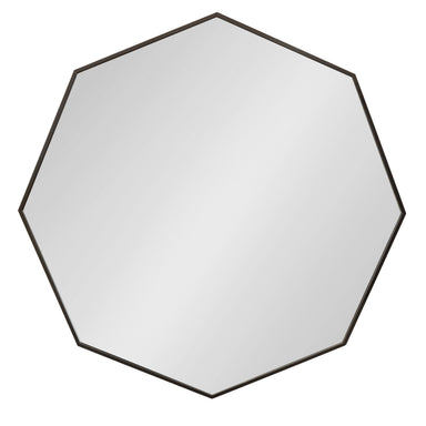 Octagon Mirror Black 30.75x30.75 2