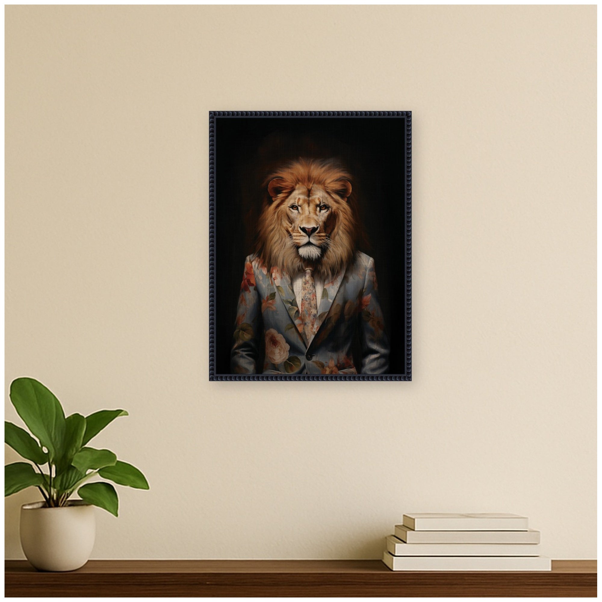 Framed Canvas 18x24 Sylvie Beaded Black 7
