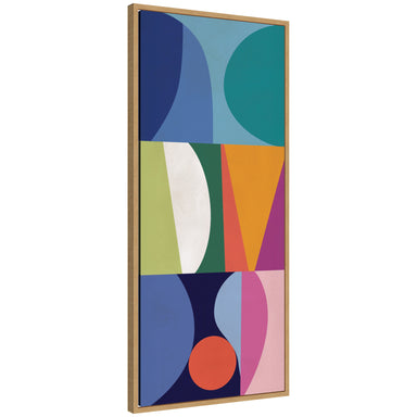 Framed Canvas Sylvie Natural 18x40 1