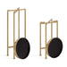 Nesting Table Black Gold 2 Piece 4