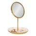 Tabletop Mirror Pink Gold 11x15 1