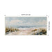 Framed Canvas 40x18 Sylvie Beaded White 6