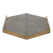 Single Tray Gold Gray 16" Diameter 2