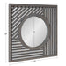 Square Mirror Gray 30x30 5