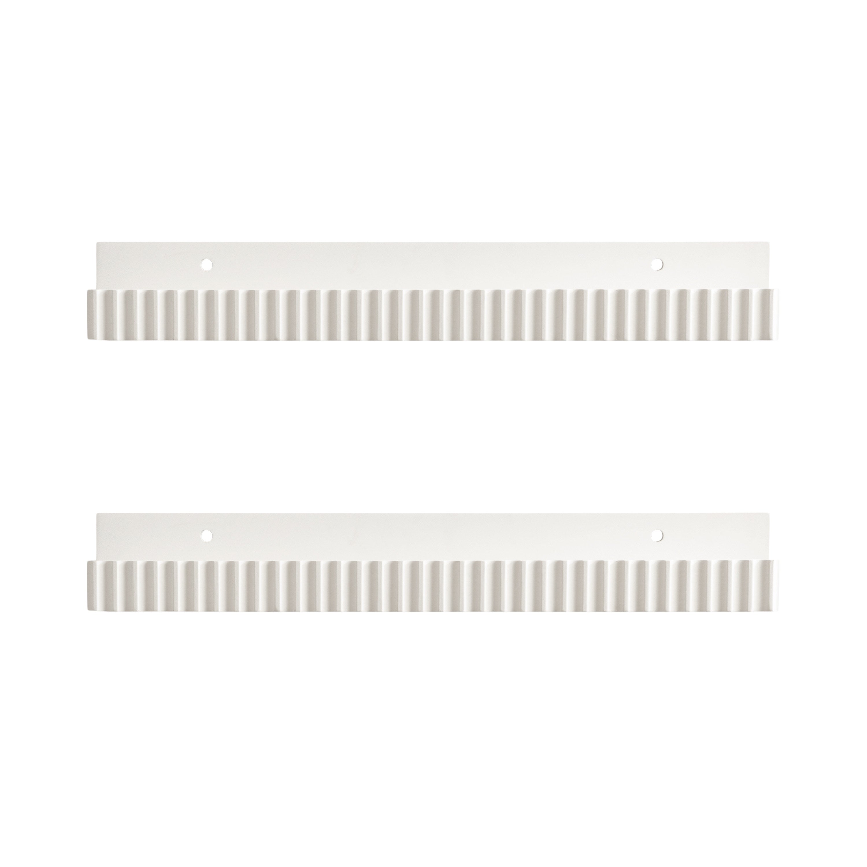 Floating Shelf White 2 Piece 24 Inch 5