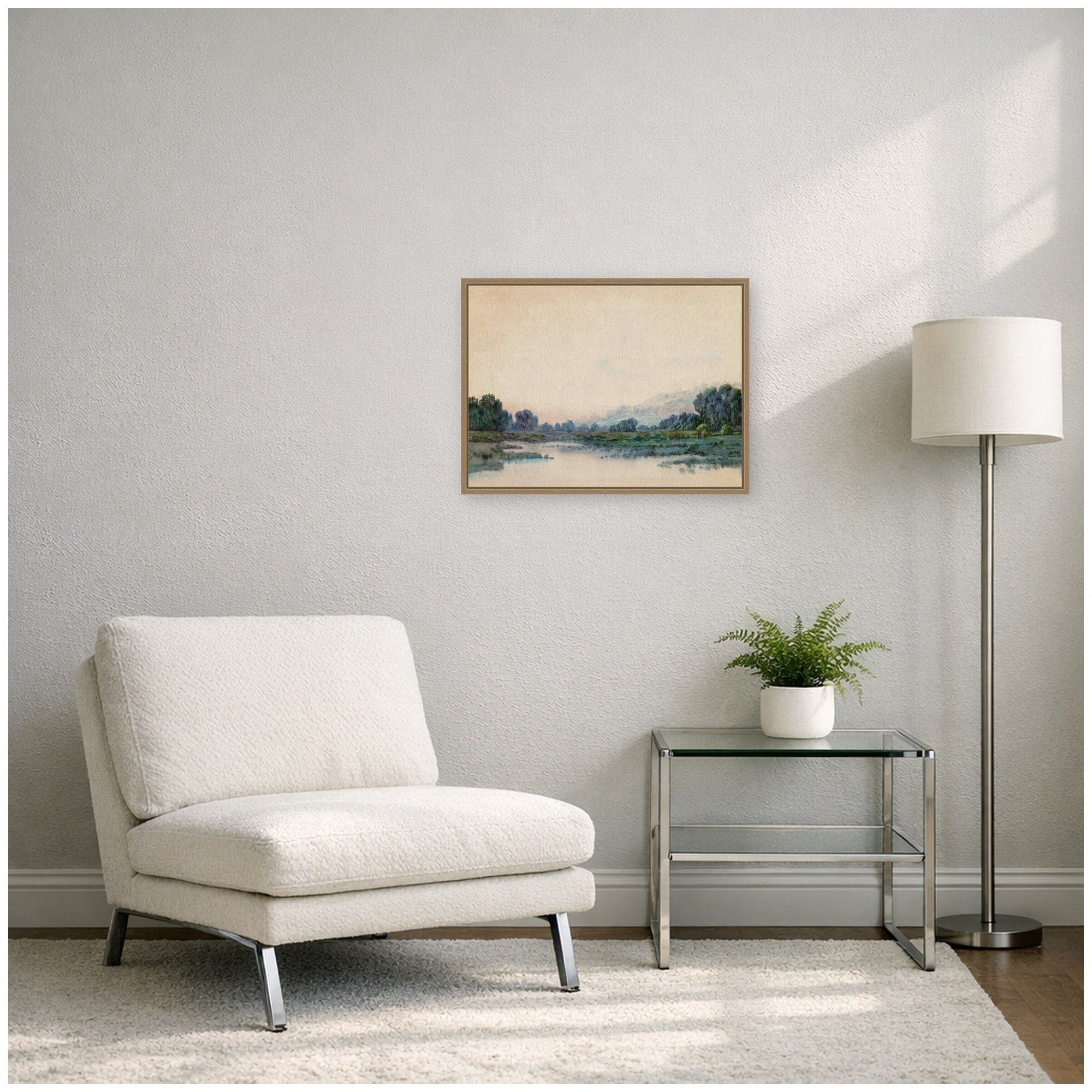 Framed Canvas Sylvie Dark Gold 24x18 6