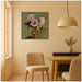 Framed Canvas 30x30 Sylvie Walnut 6