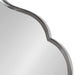 Scallop Mirror Silver 23x37 3