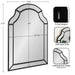 Arch Mirror Black 24x32 2