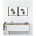 Framed Art Svelte Noir Black 2 Piece Set 25x25 7