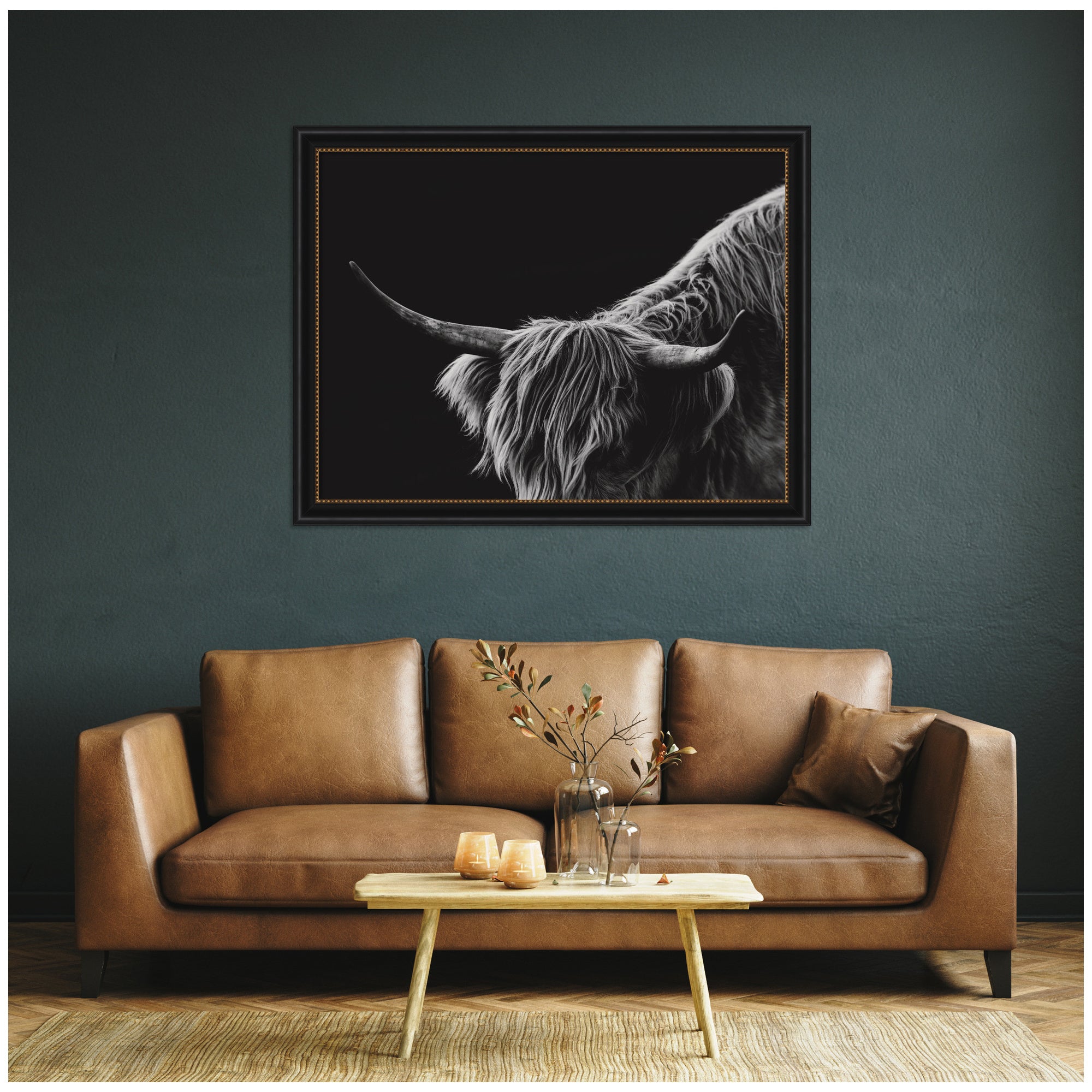 Scottish Highland No. 6 by Crystal Lynn Collins Framed Wall Art Print