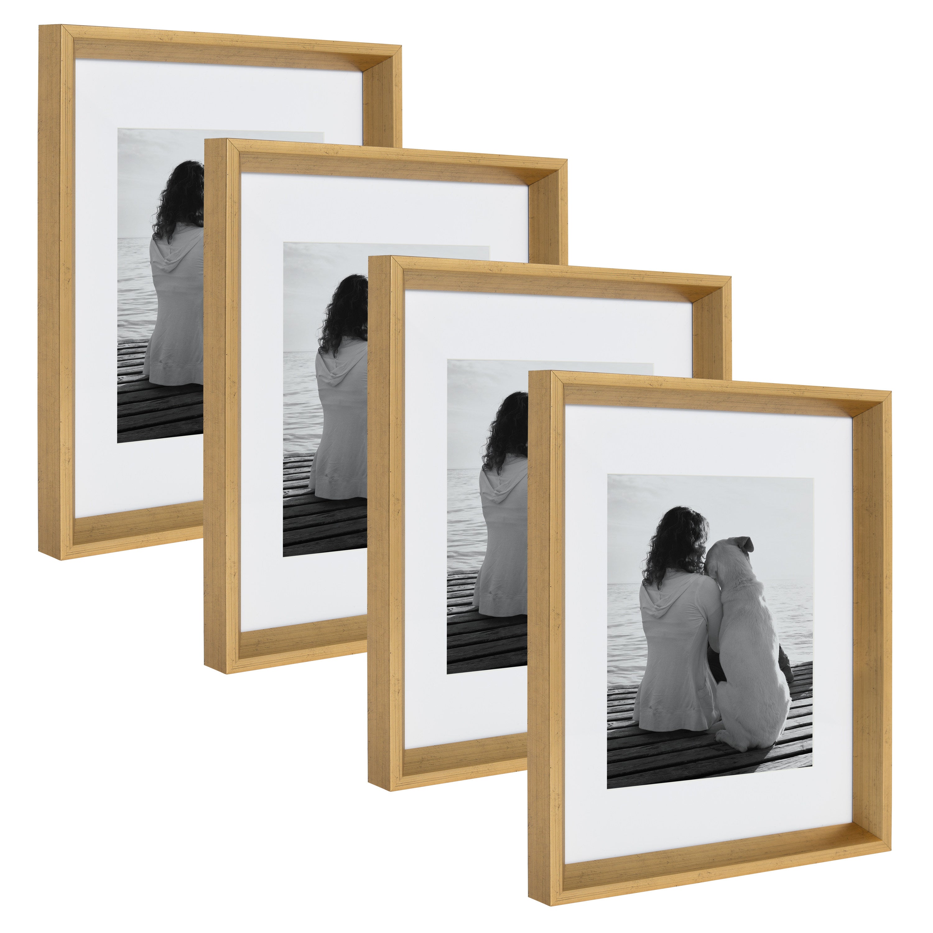 Wall Frame Gold 11x14 matted to 8x10 1