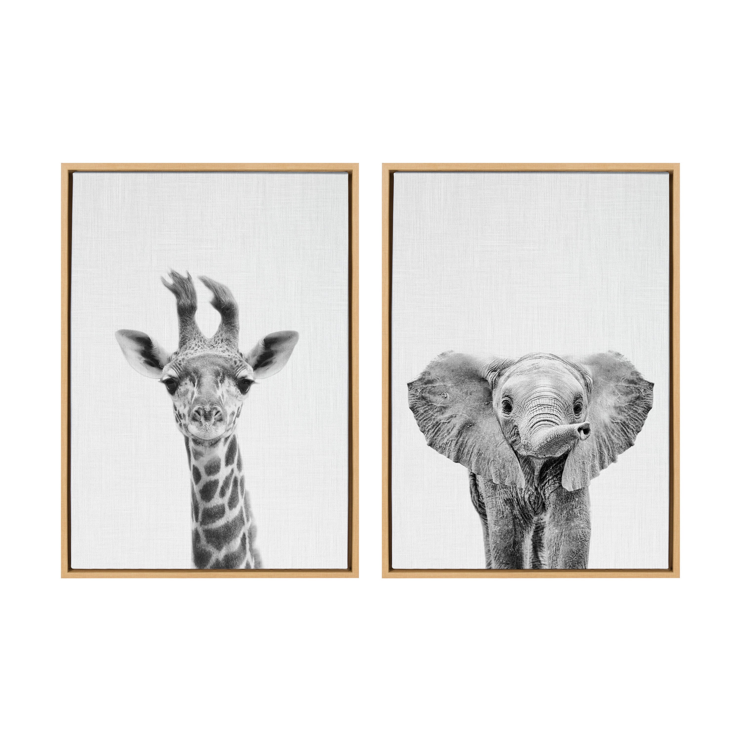 Art Set Sylvie Natural 2 Piece Set 23x33 2
