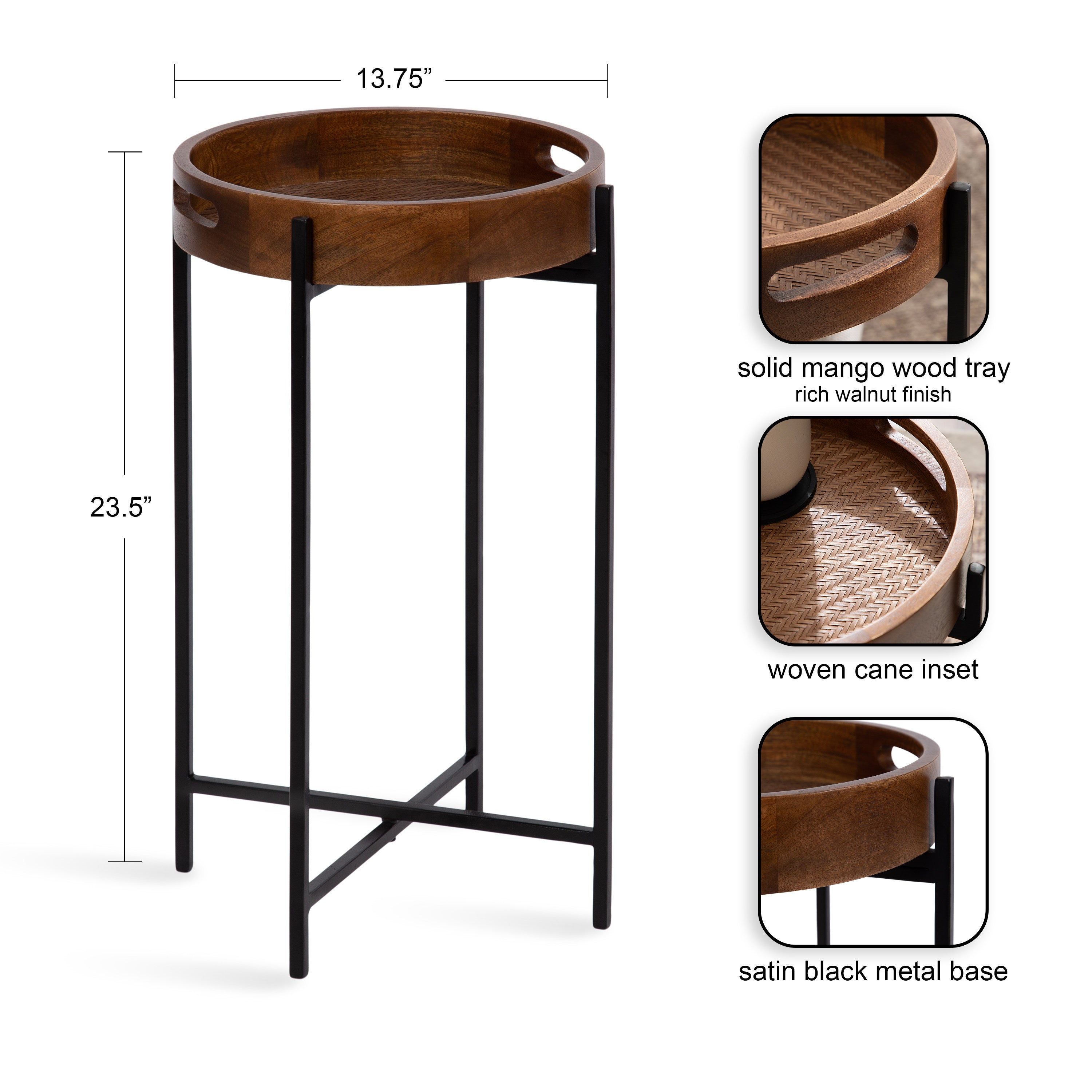Smita Round Tray Table