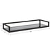 Floating Shelf 24x8x3 Black 2