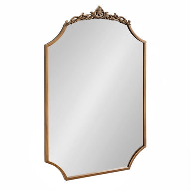 Scallop Mirror Gold 24x36 1