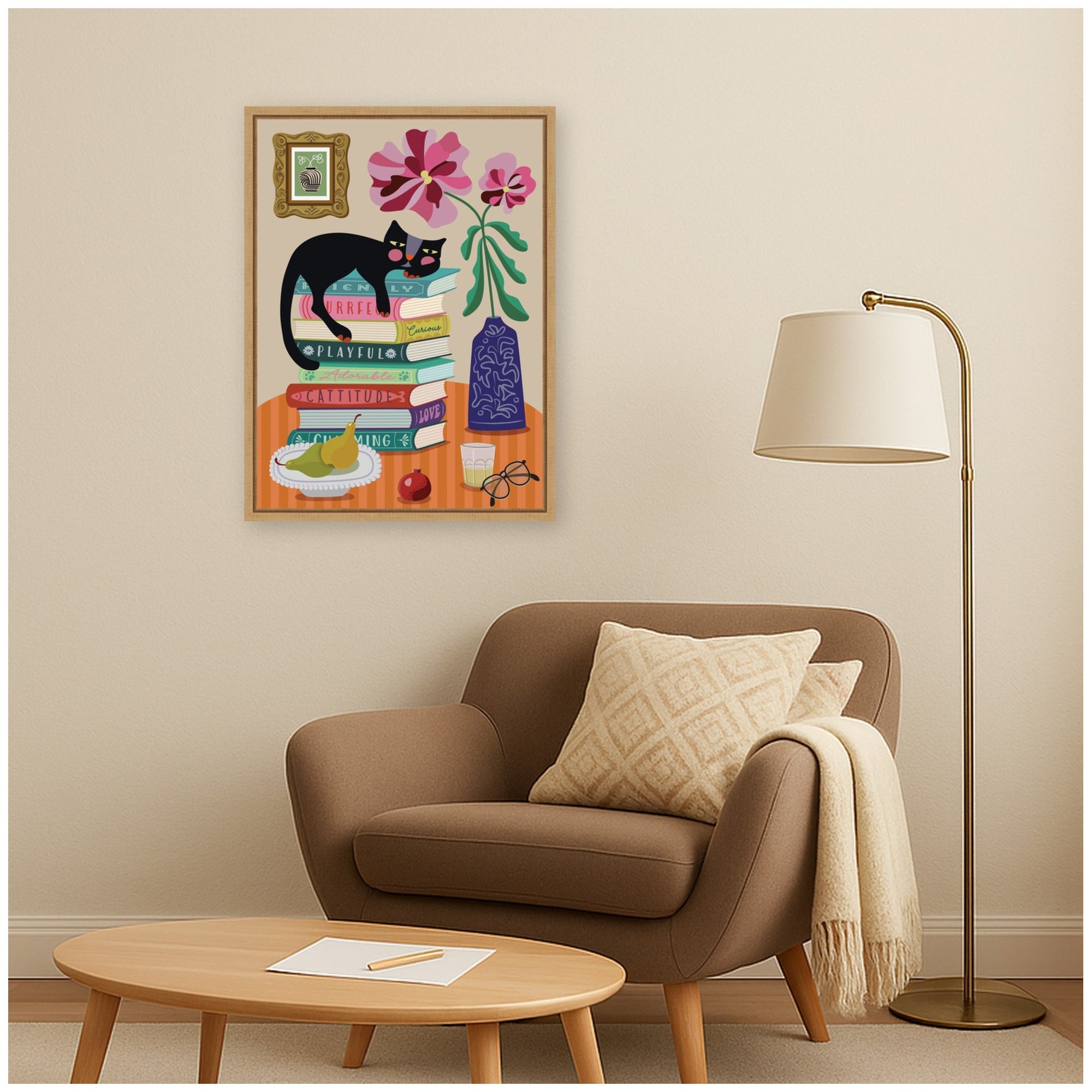Framed Canvas 18x24 Sylvie Natural 5