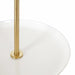 Tiered Tray White Gold 12x12x15 4