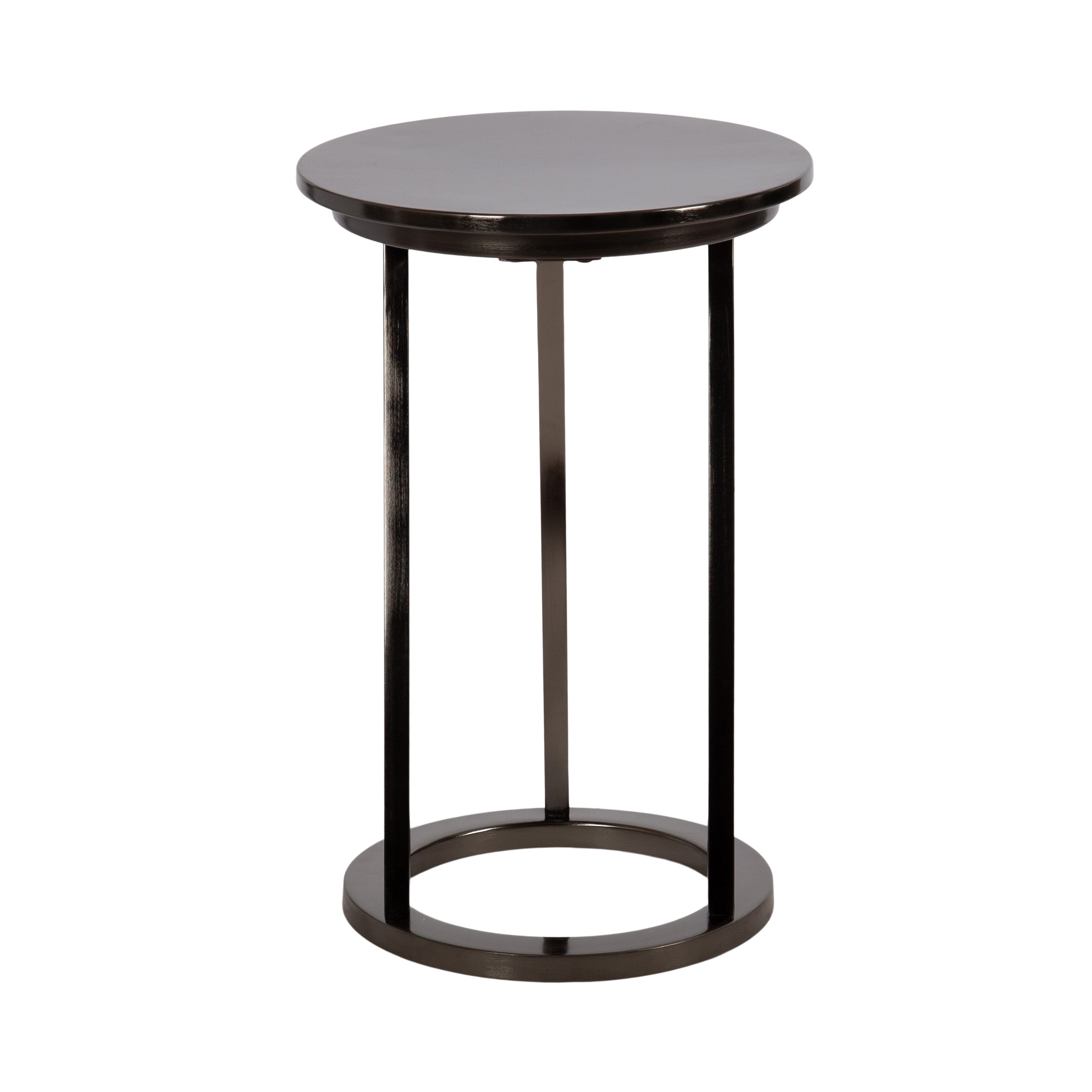 Side Table Pewter 15x15x23 5