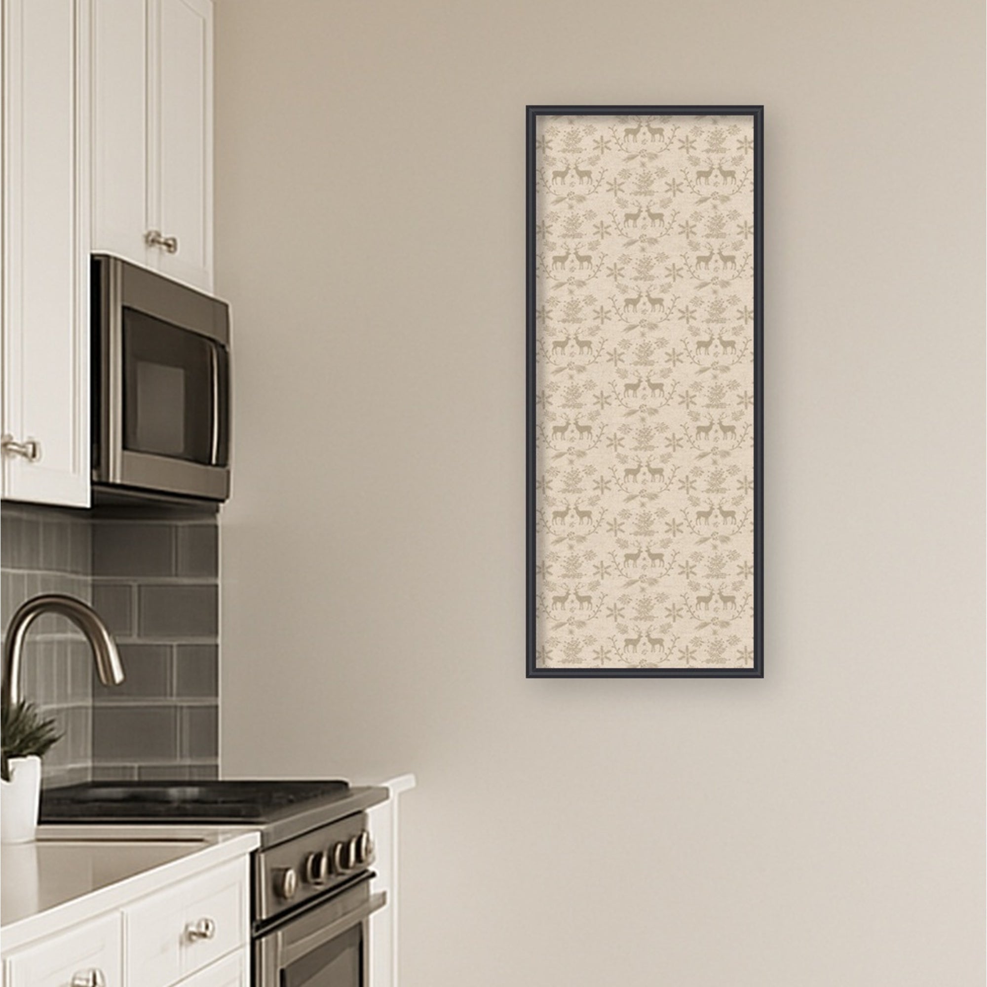 Pinboard Edith Black 17x41 7