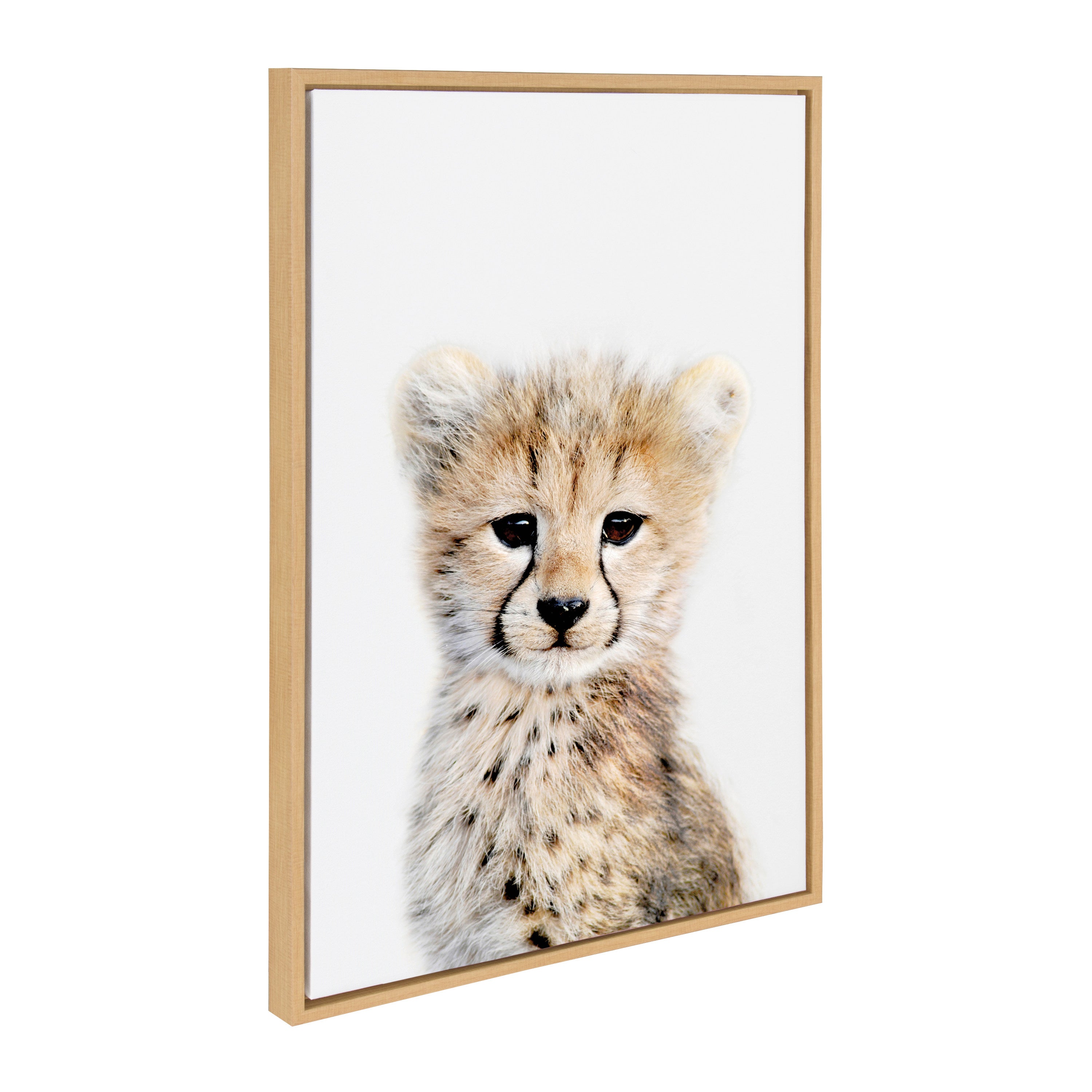 Sylvie Cheetah Framed Canvas by Amy Peterson Art Studio