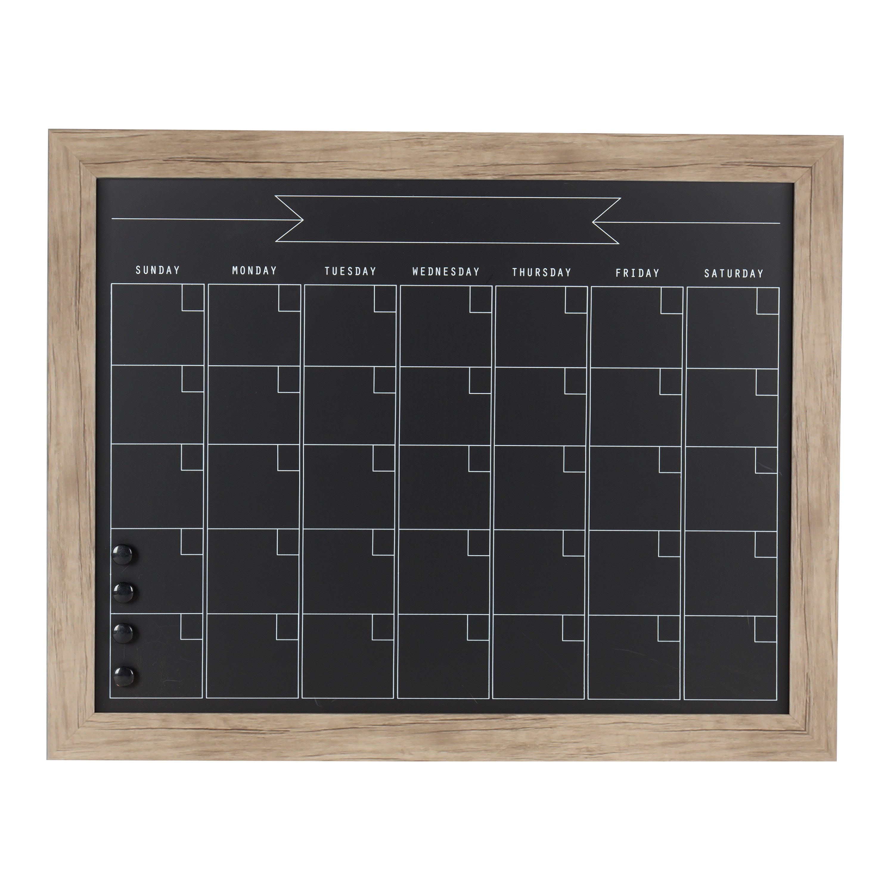 Monthly Calendars Rustic Brown 23x29 1