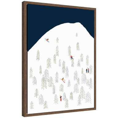 Framed Canvas Sylvie Walnut 18x24 1