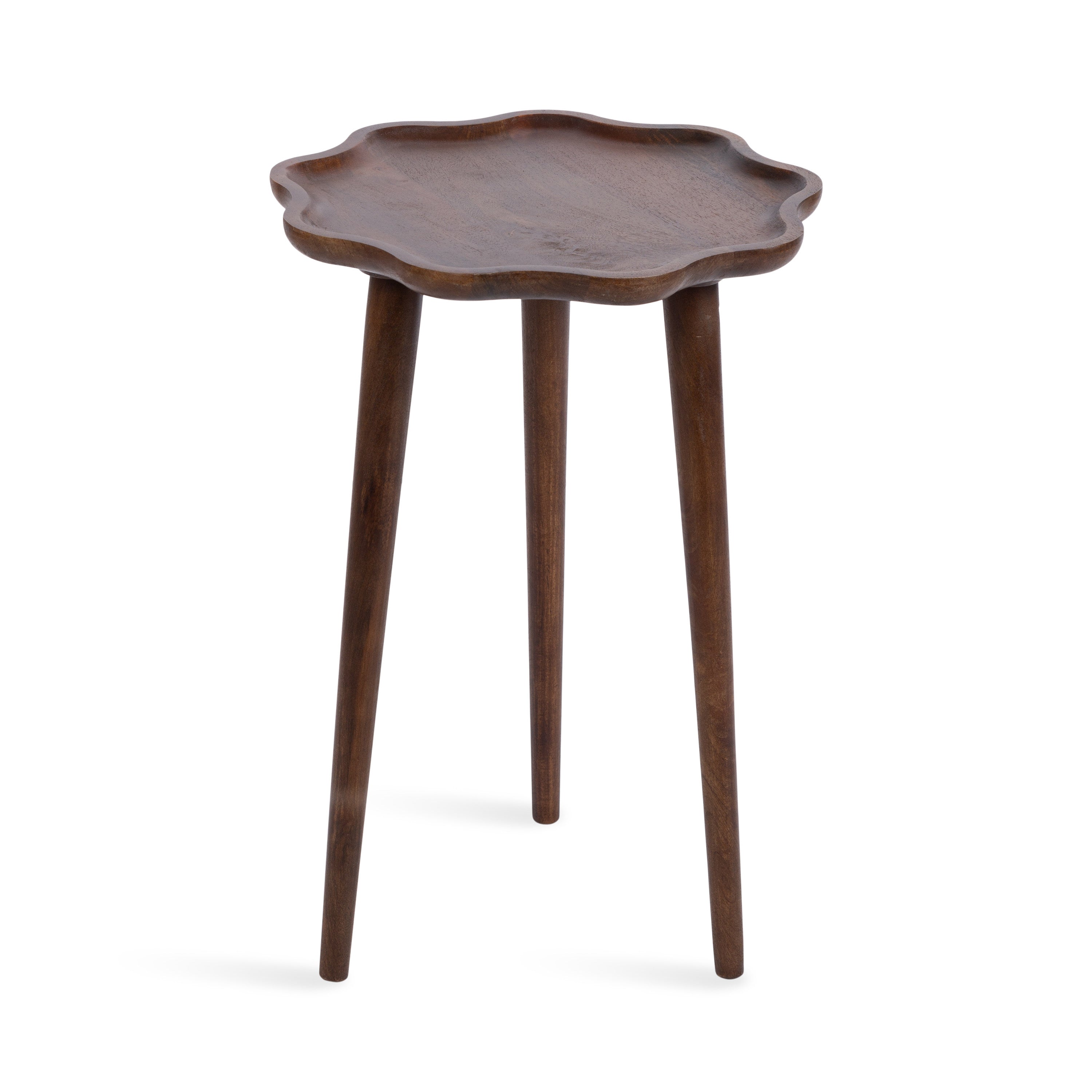 Side Table Walnut Brown 15x15x22 1